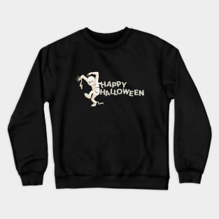 Mummy Scary and Spooky Happy Halloween Funny Graphic Crewneck Sweatshirt